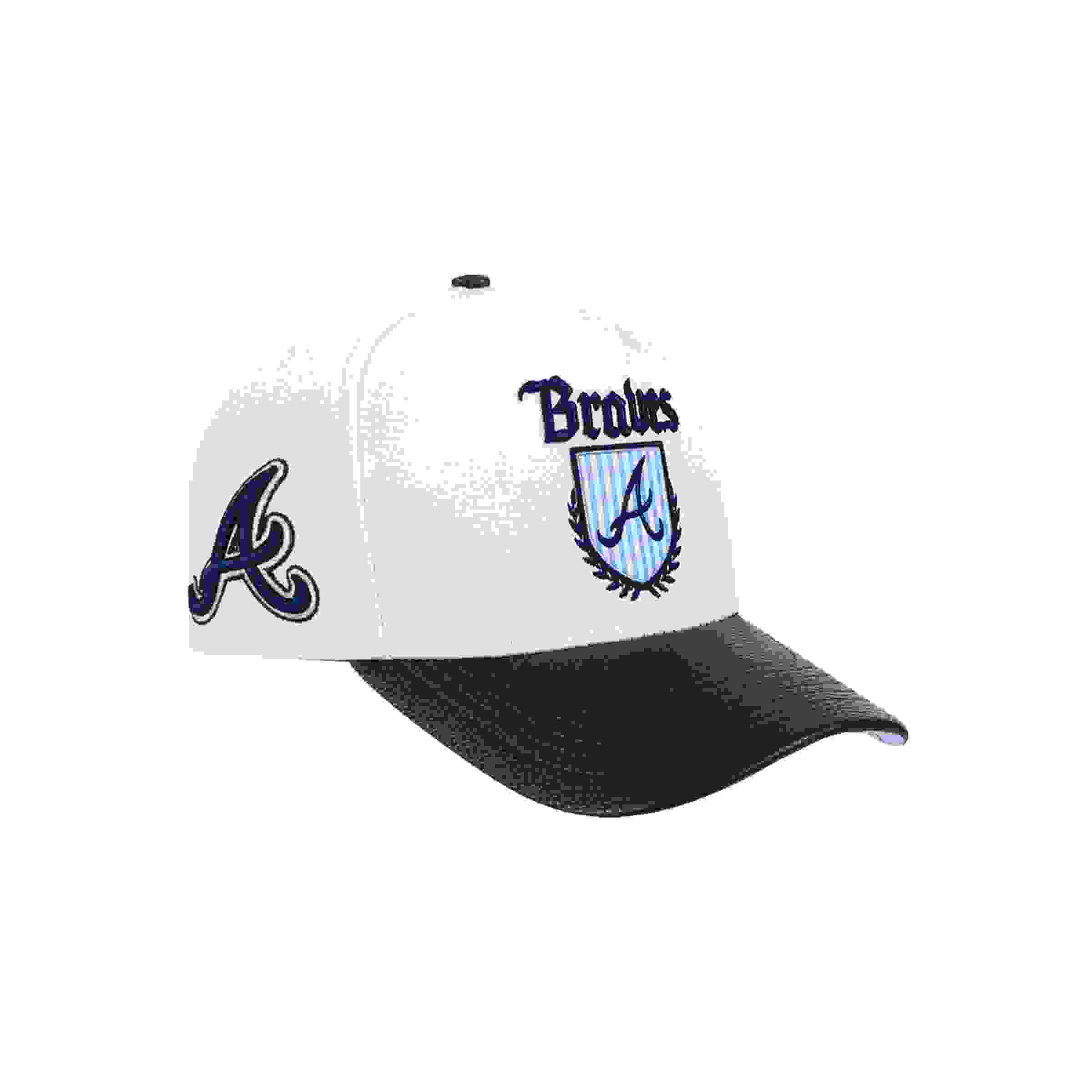 Pro Standard Atlanta Braves Country Club White Snapback Hat